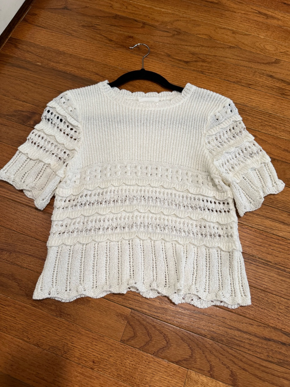 Heyson size S Knit Short Sleeve Sweater Top